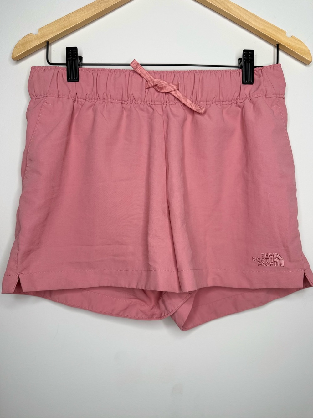 The North Face Pink Elastic-Waist Athletic Shorts